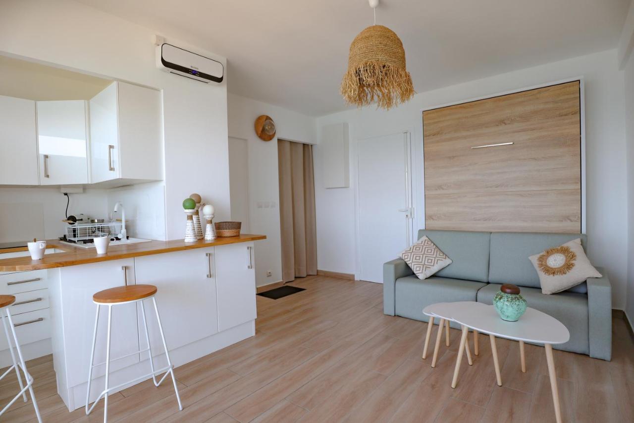 Bord De Plage - Studio En Front De Mer Le Lavandou Dış mekan fotoğraf
